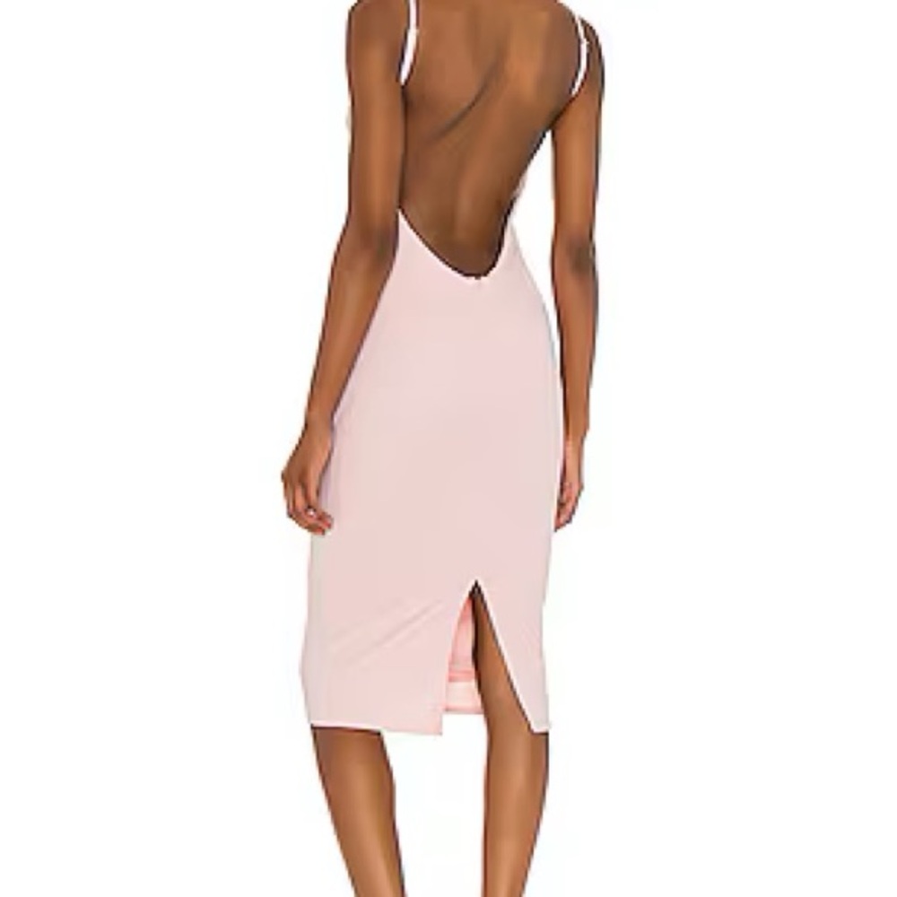 Katie May, Size M, Blush Backless Dress. NWT